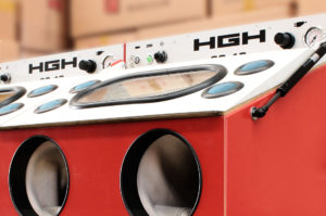 Complementary materials sabbiatrice sistema HGH materiali complementari